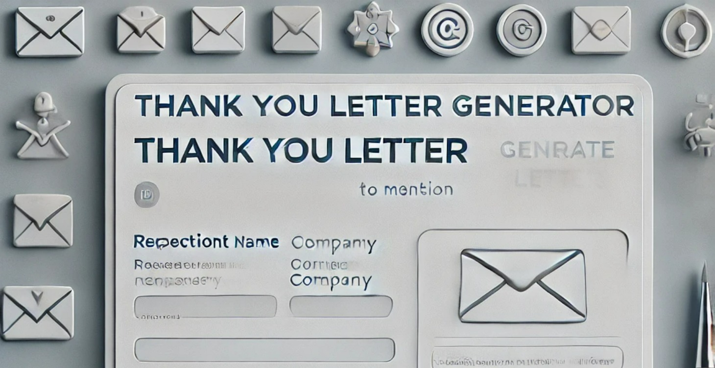 Thank You Letter Generator