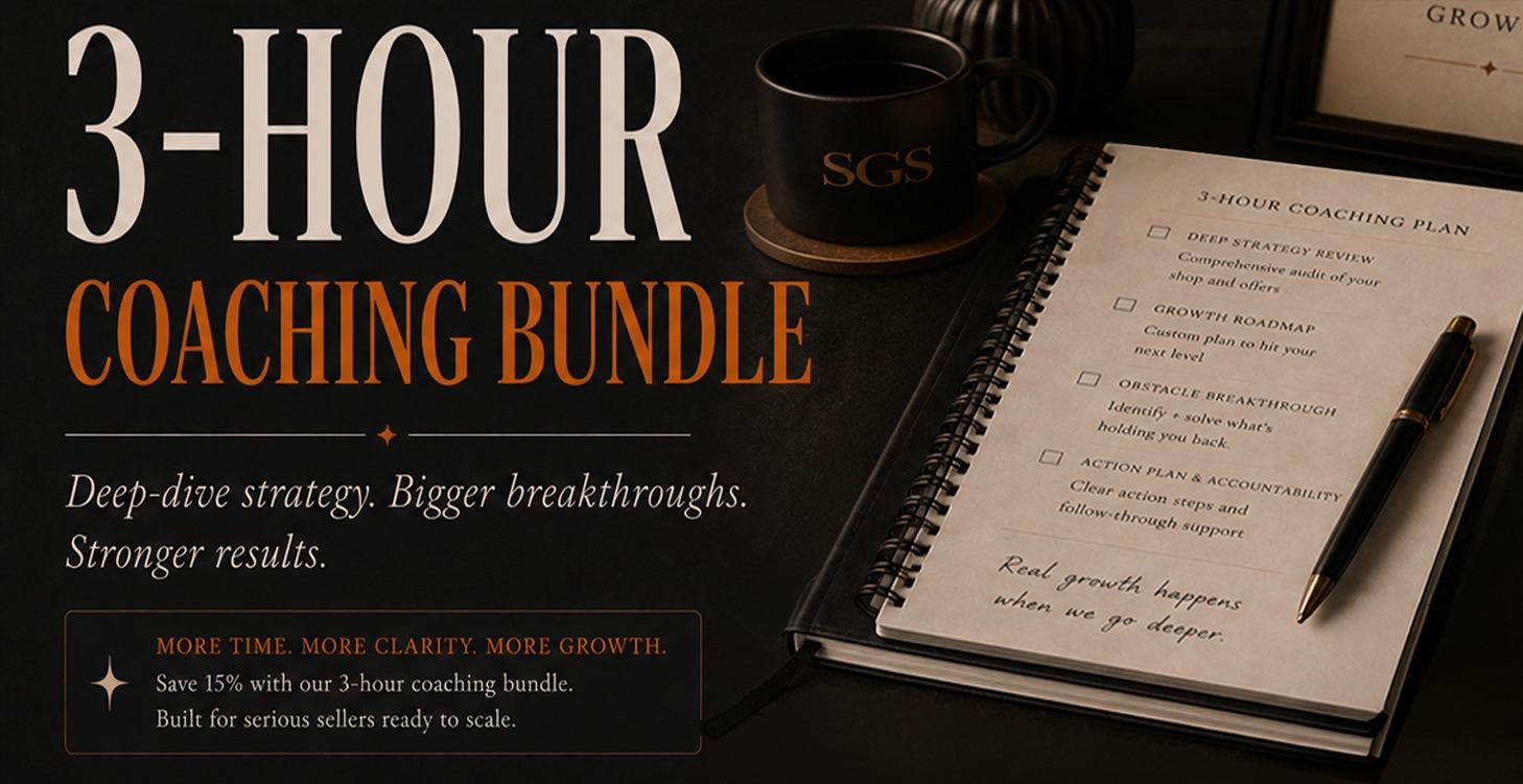 3-Session Etsy Coaching Bundle