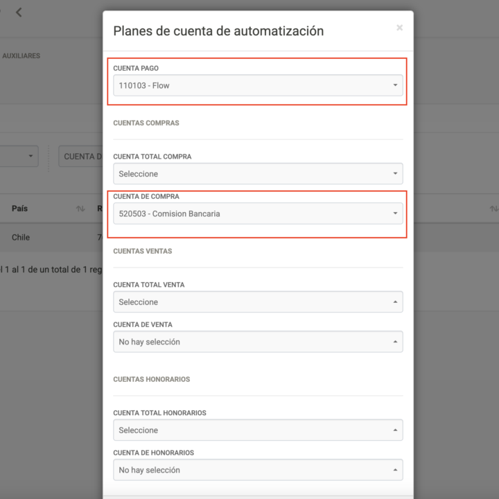 Automatización de registros contables