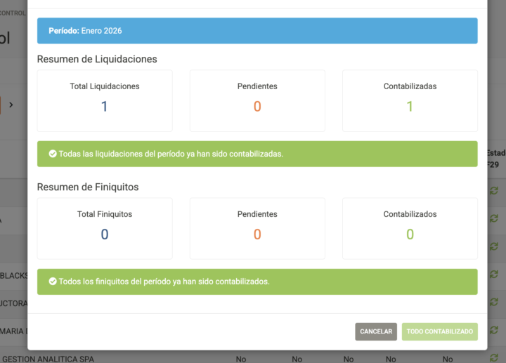 Nueva contabilización de sueldos