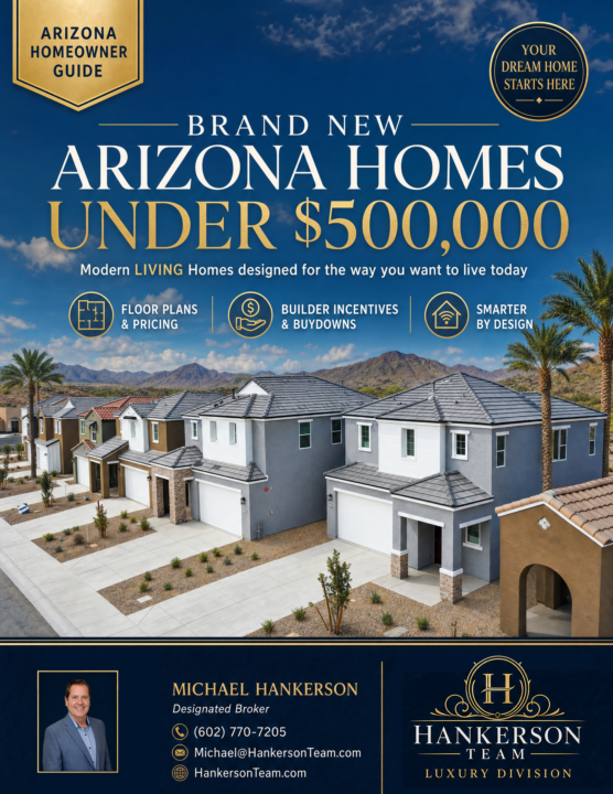 Brand New Arizona Homes under $500,000