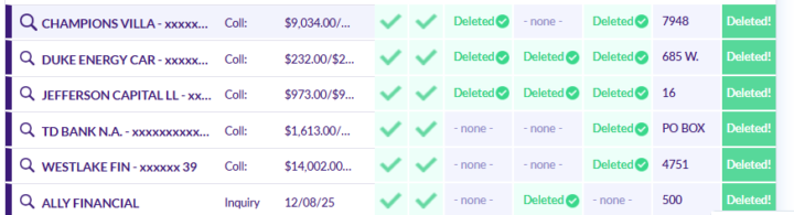 collections removed 