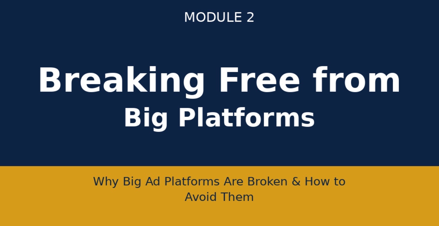 Breaking Free from Big Platforms