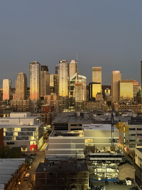 This was the view from my old place in Montreal
