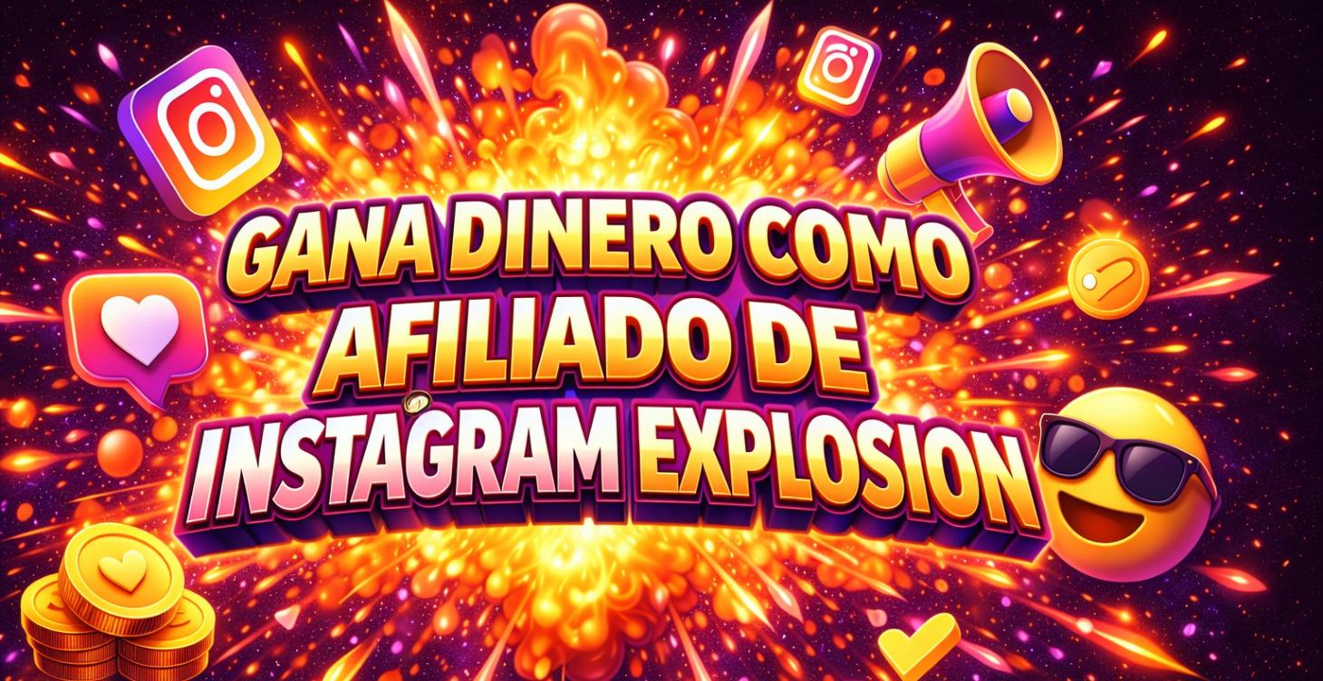 Gana dinero como afiliado de Instagram Explosion