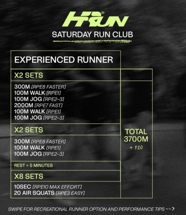 Saturday Run Club 🏃‍♂️‍➡️