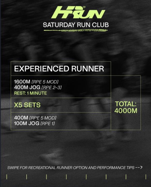 Saturday Run Club! 🏃🏽‍♂️