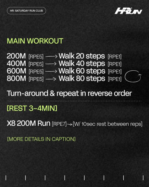 Saturday Run Club 🏃‍♂️‍➡️