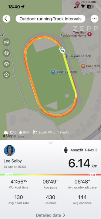 Track Intervals 