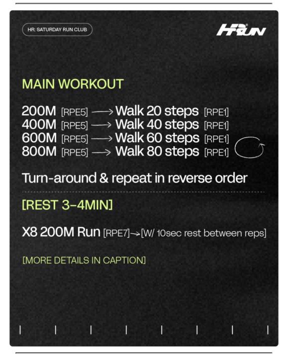 Running Workout: Class 3