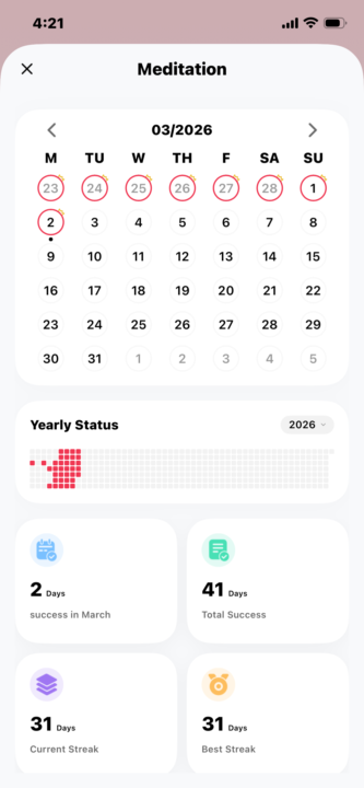 1 month of meditating!