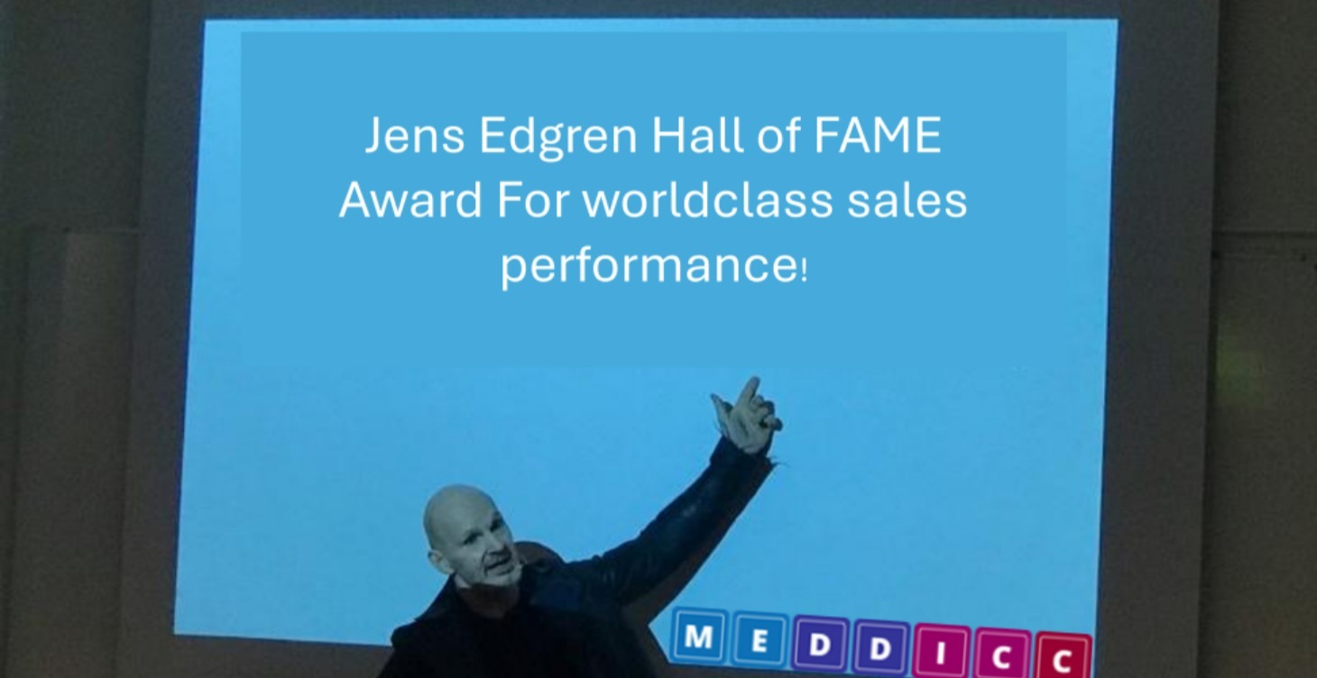 Hall of Fame Award for sales performance.