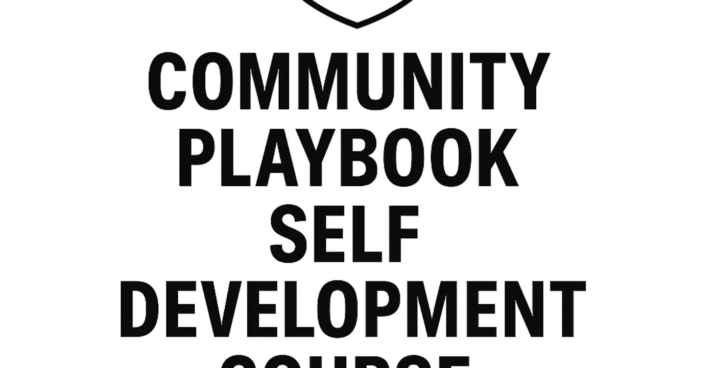 Community Playbook Academy Self-Development Course
