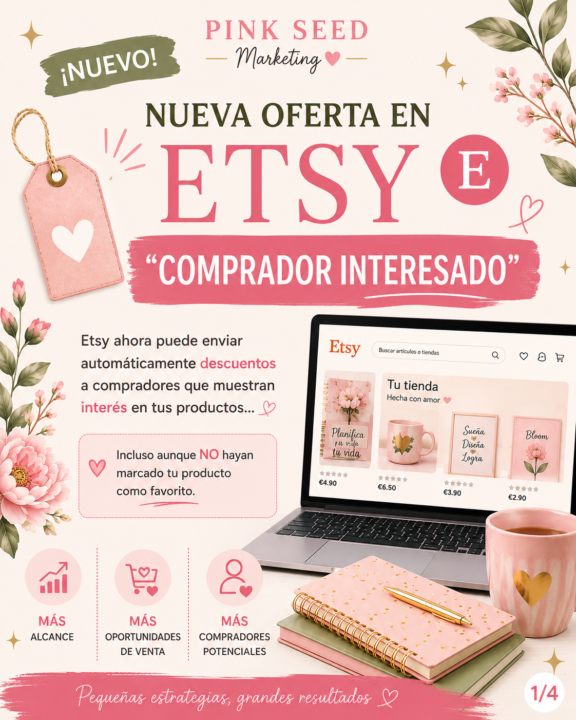 Nuevo tipo de oferta en Etsy: "comprador interesado"