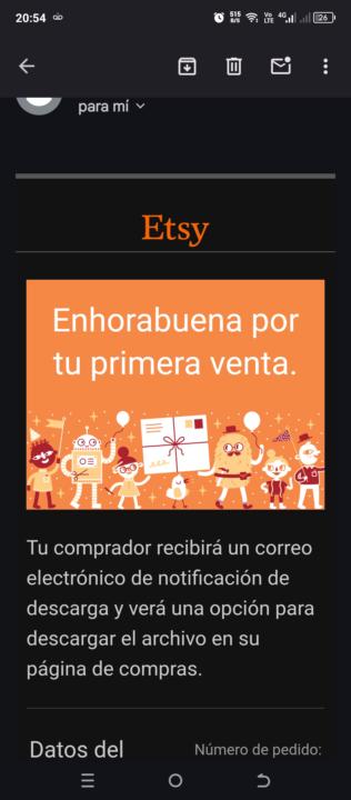 Mi primera Venta 😁