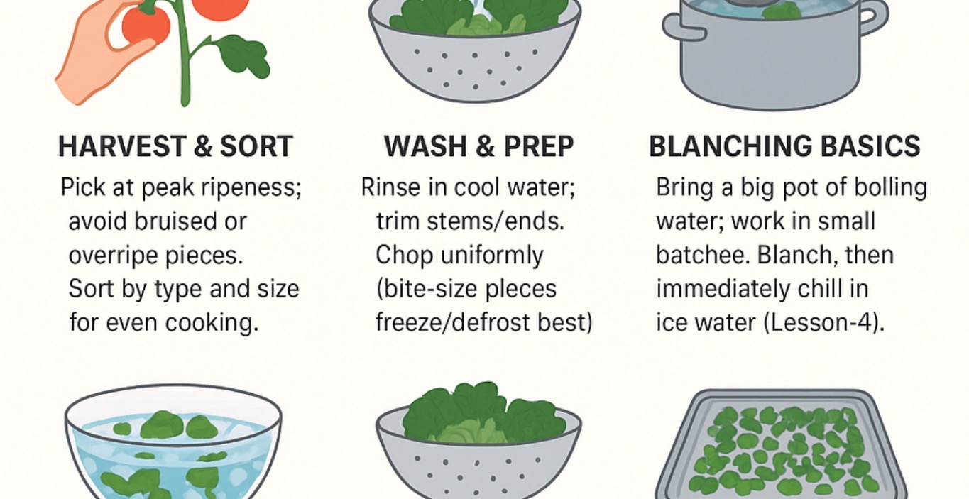 Freezing your veggies tips and tricks
