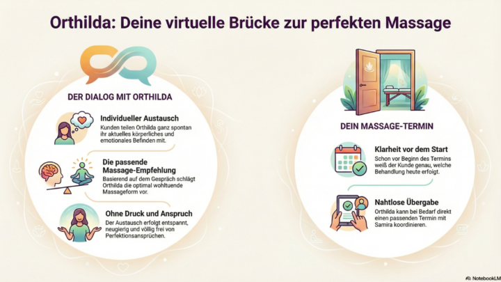 🌿 Darf ich vorstellen? Orthilda – Deine virtuelle Begleiterin für Massage und Wohlbefinden