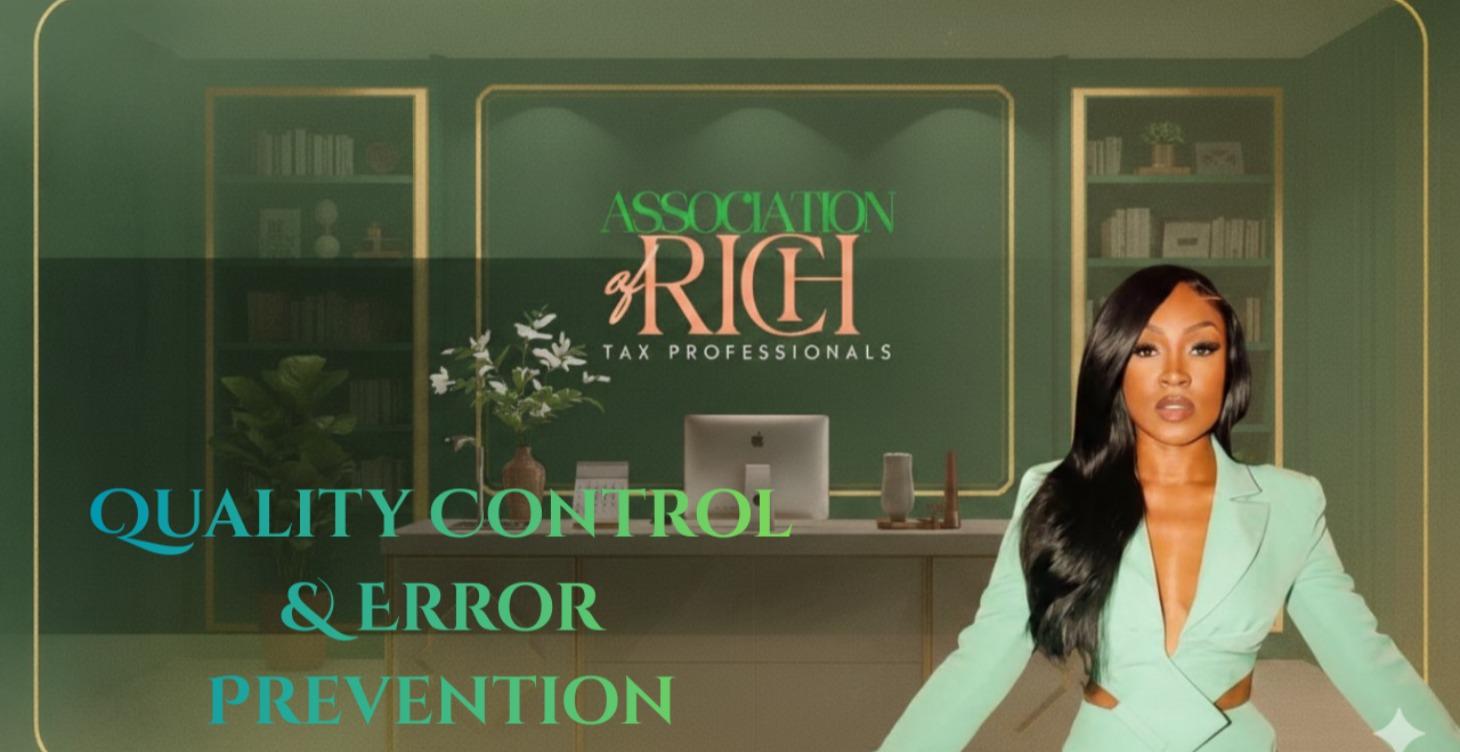 Quality Control & Error Prevention