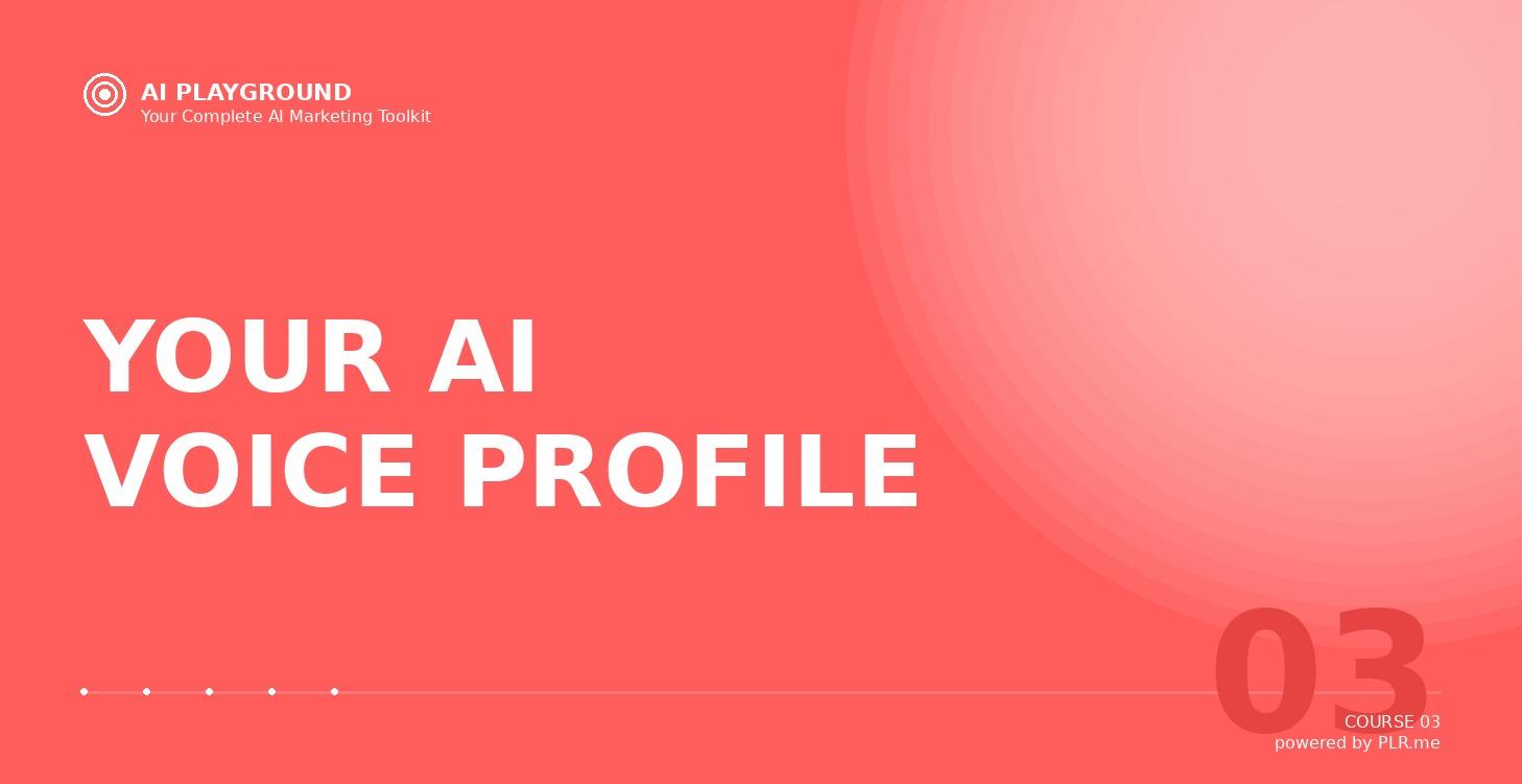 YOUR AI VOICE PROFILE