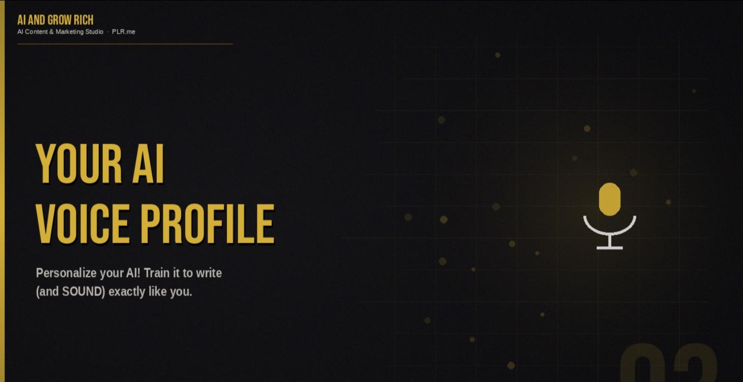 YOUR AI VOICE PROFILE