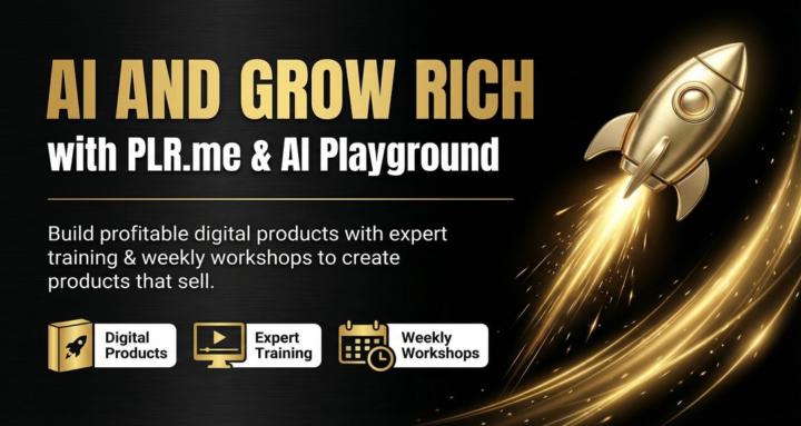 AI and Grow Rich with PLR.me