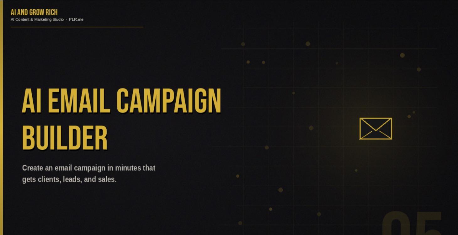 AI EMAIL CAMPAIGN BUILDER