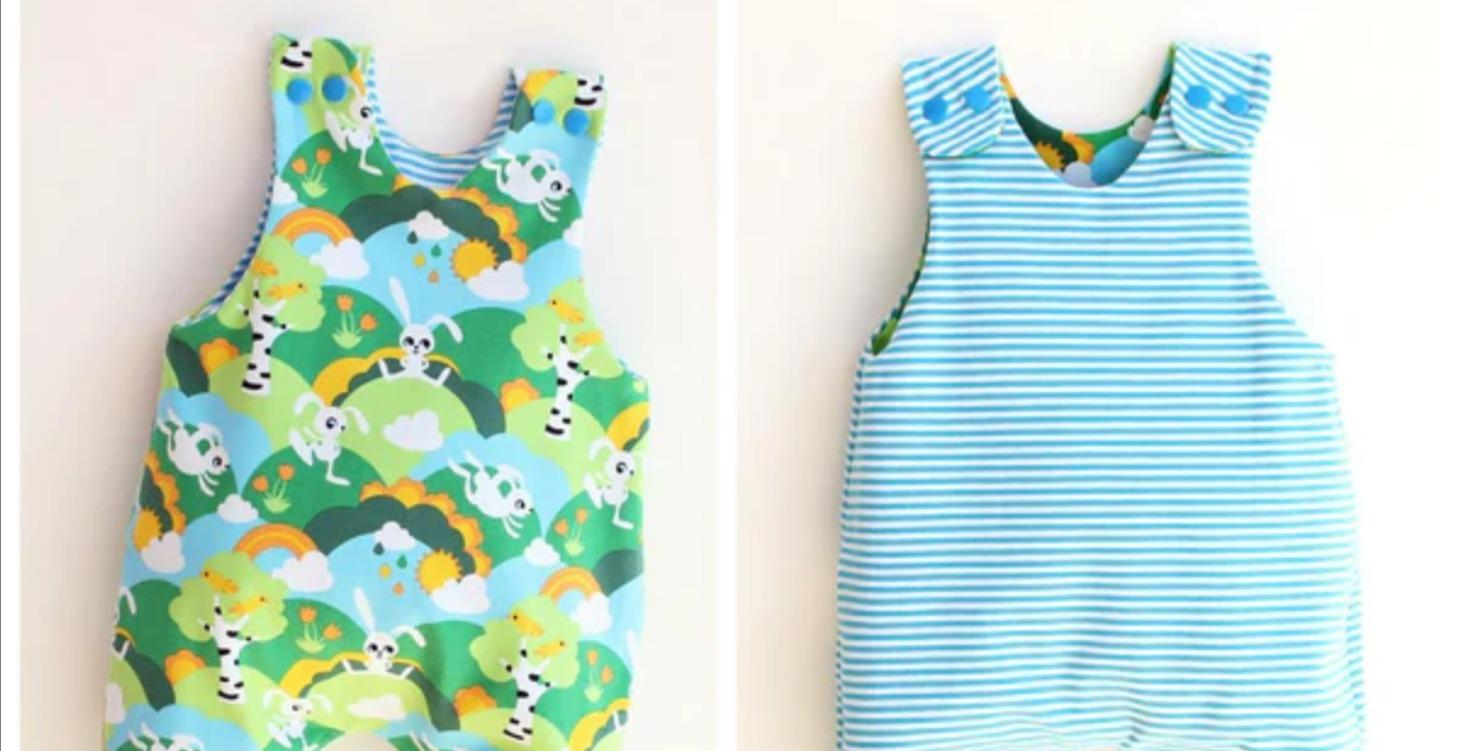 Jumpy Reversible Romper Pattern