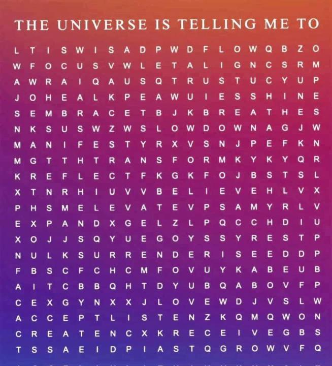 Advice from the Universe 