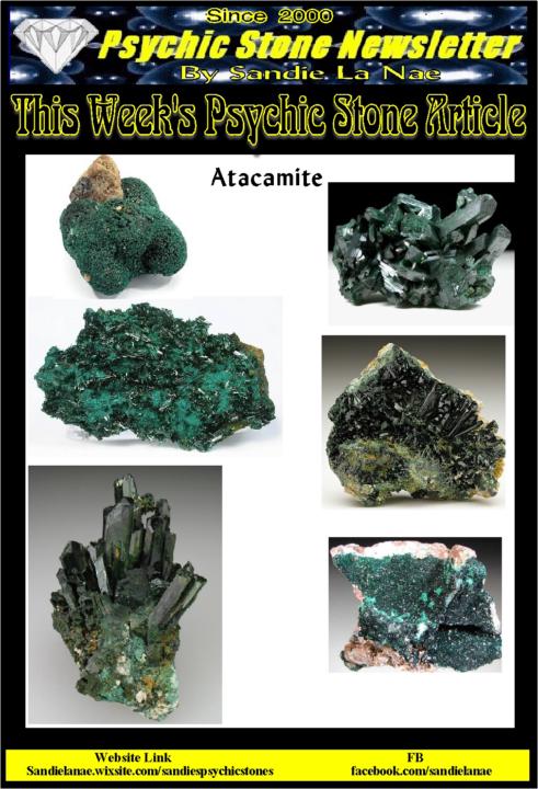 Psychic Stone Newsletter - Atacamite
