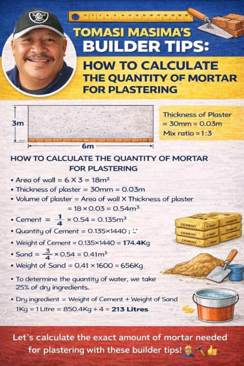 (“Most builders guess the mortar… but pros calculate it.”) 
