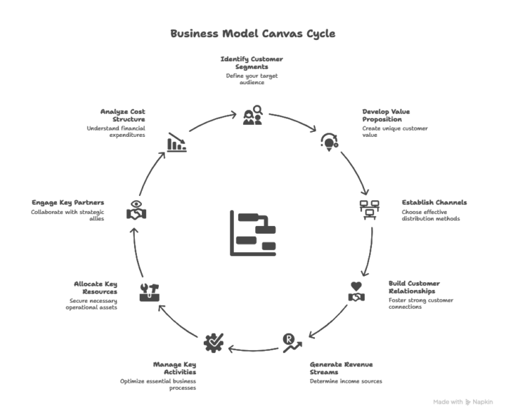 A strong business starts with a clear model.