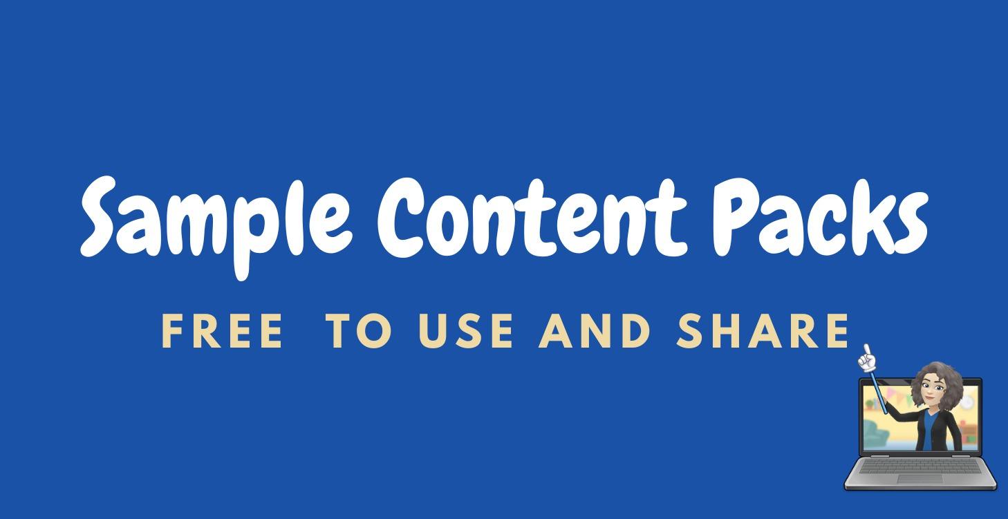 Sample Content Packs