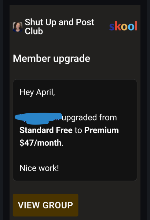 Earn back your membership