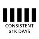 Consistent $1K Days icon