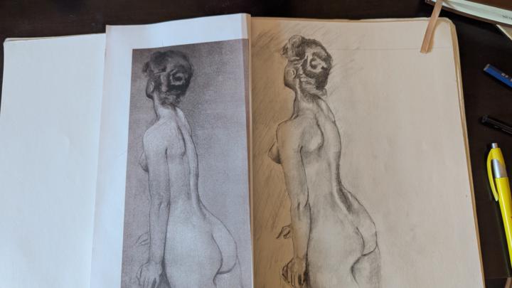 Herbert James Draper sketch
