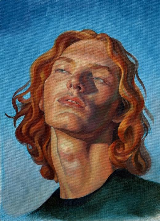 Portrait in Oil from Pinterest