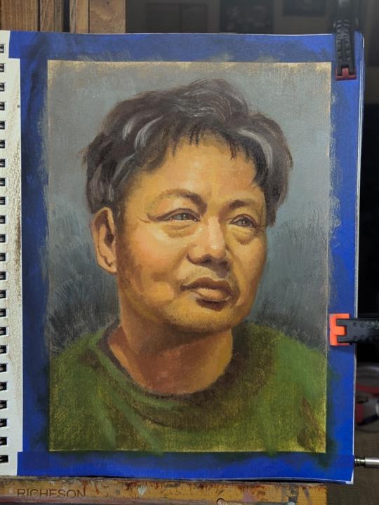 Sketchbook portrait 