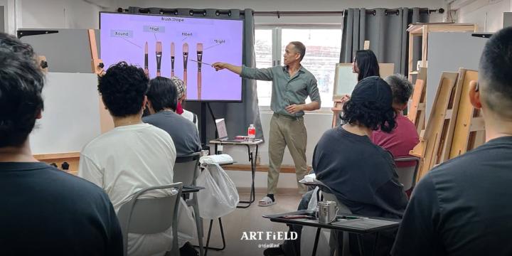 Bangkok Oil Painting Class Sold Out and Students Winning🎨