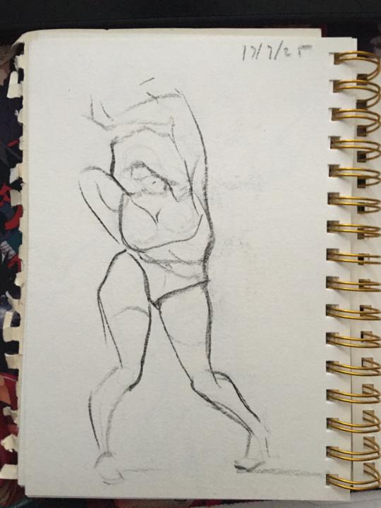 More gesture practice with focus on observation and proportion
