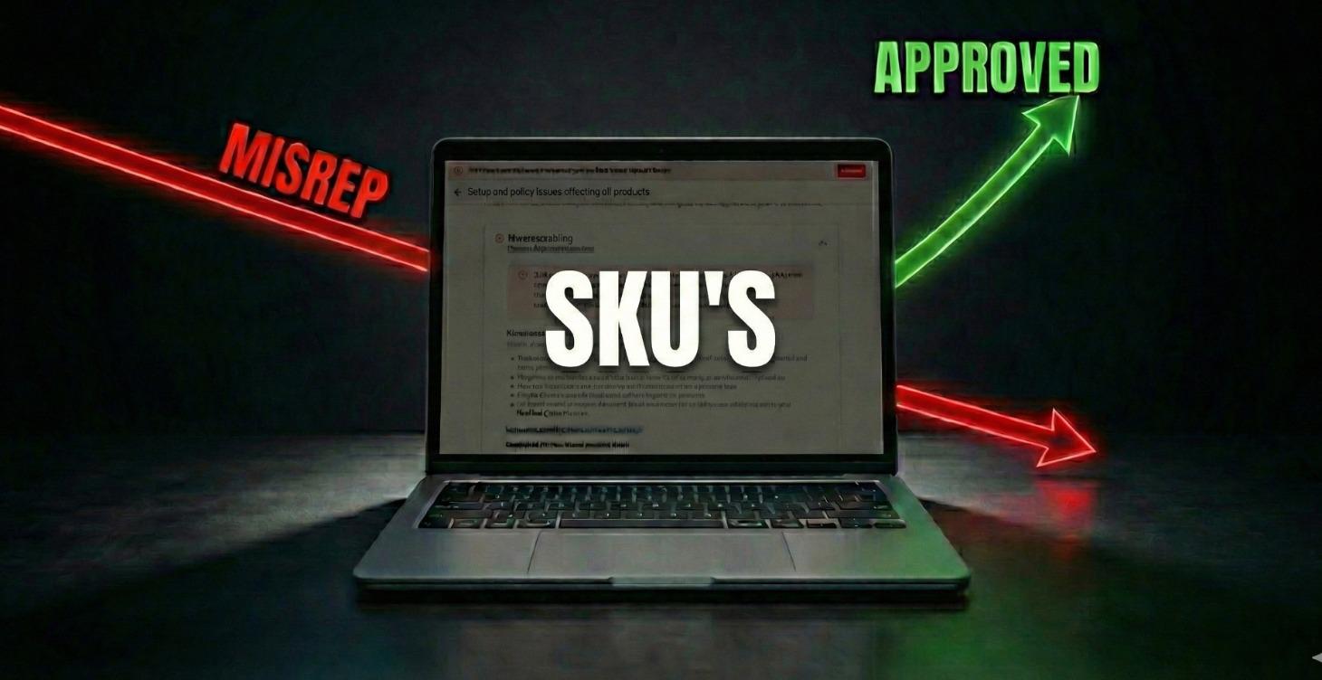 Instant ban if you use your Sku's wrong