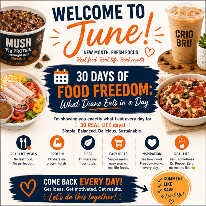 🍴 30 DAYS OF FOOD FREEDOM:“What Diane Eats in a Day"