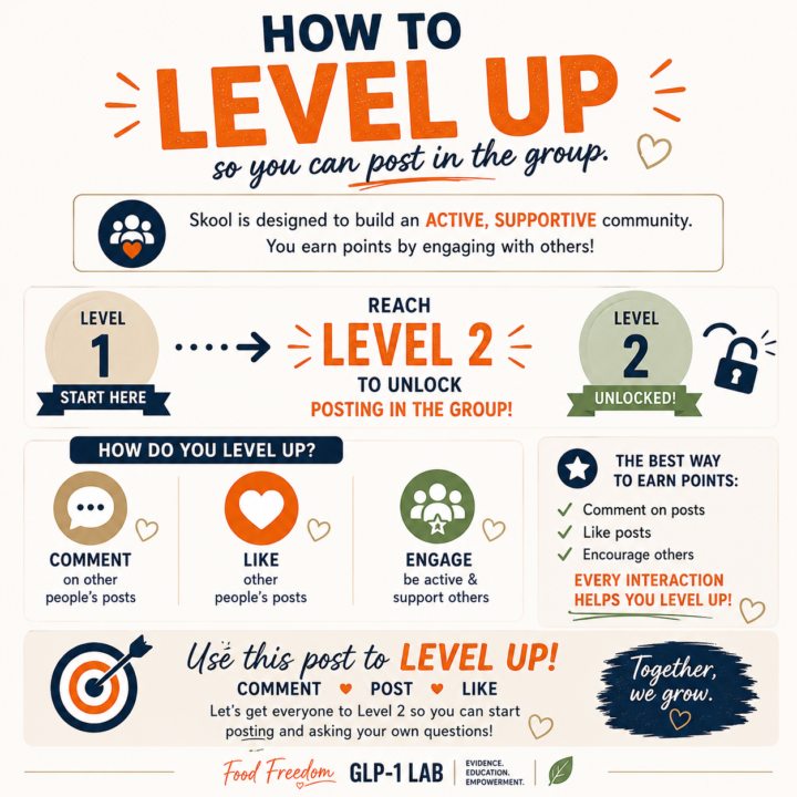 🔥 LEVEL UP so you can post in the community & ask questions! 🔥