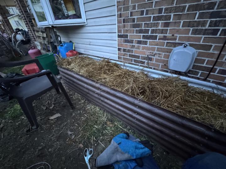 Raised beds filled