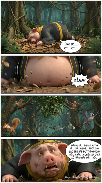 Những cảnh đầu: "Đại Chiến Trái Đào Tiên"