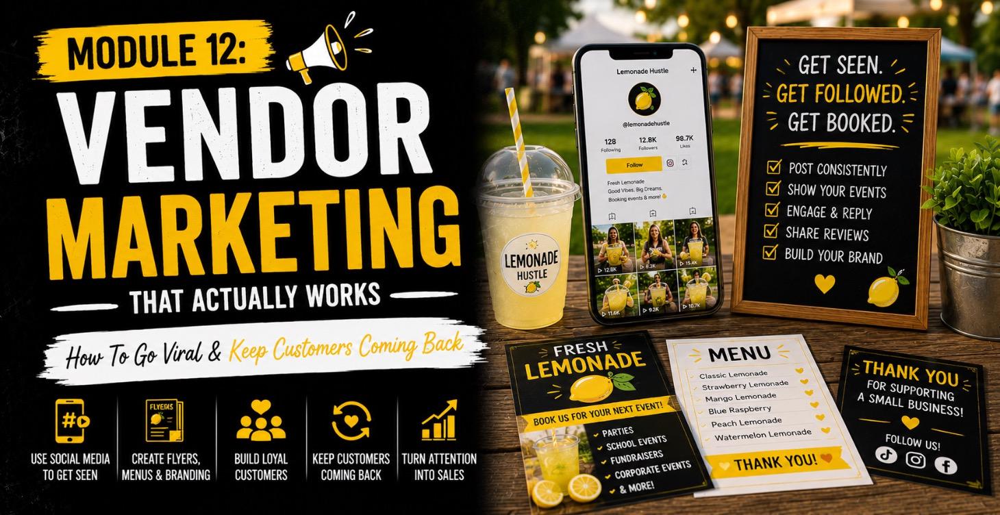 📲 MODULE 12: Vendor Marketing That Actually Works