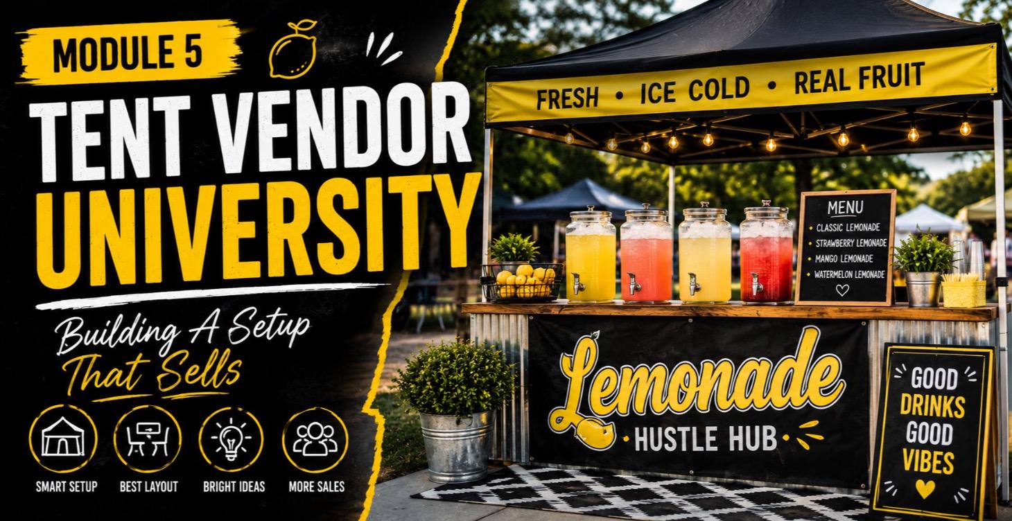 ⛺ MODULE 5: Tent Vendor University