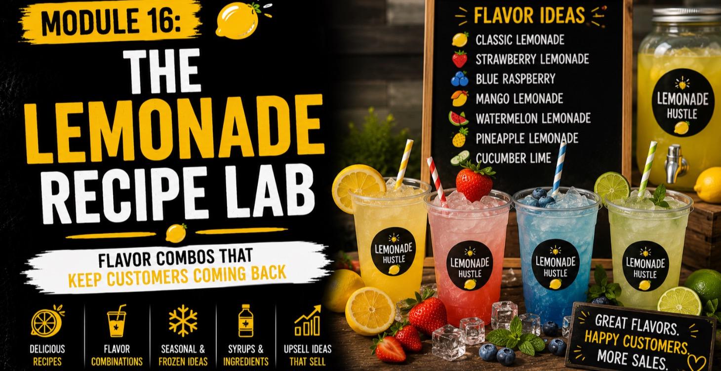🍓 MODULE 16: The Lemonade Recipe Lab