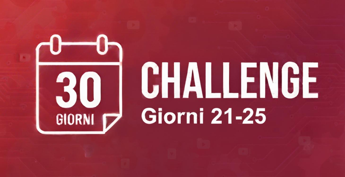 Giorni da 20 a 25: Da spettatore a Cliente