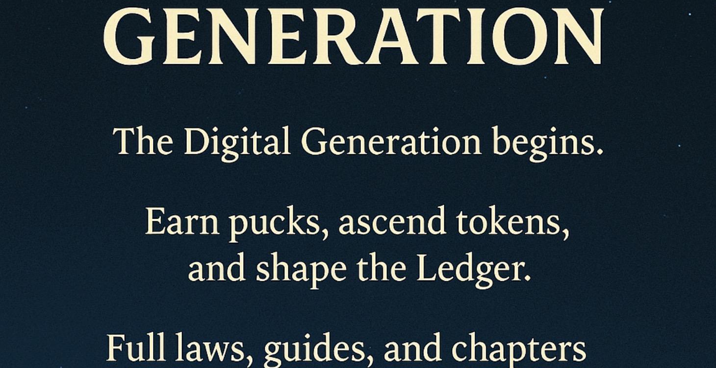 🌅 GENESIS SIGNAL begins now