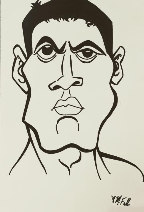 Dwayne (The Rock) Johnson Caricature doodle